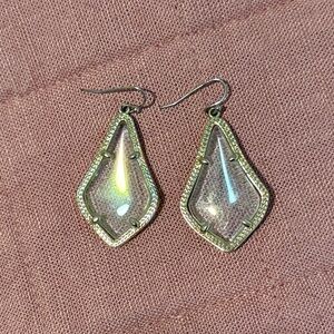 Kendra Scott Iridescent Gold Earrings